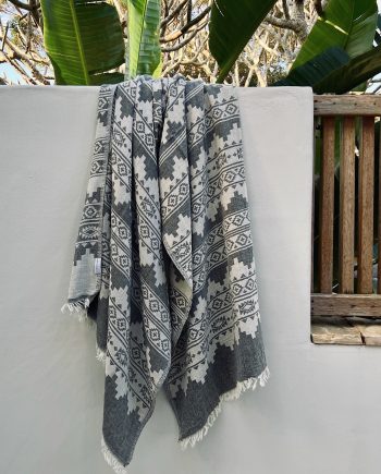 Mystic Muslin Towel – Black