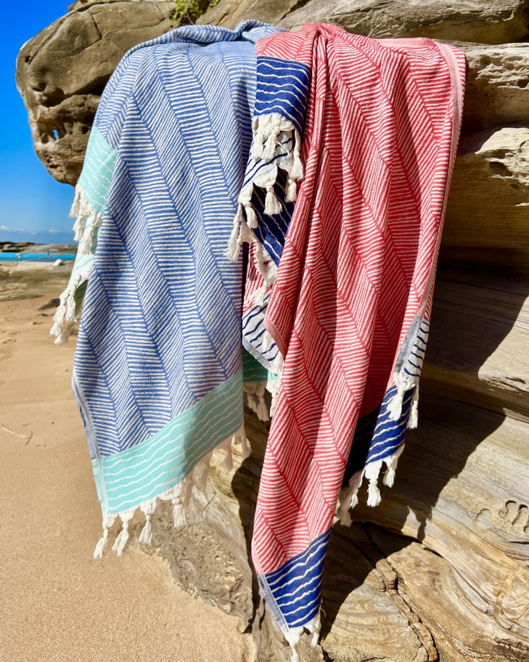 Whale Beach – Denim & Mint - Image 2