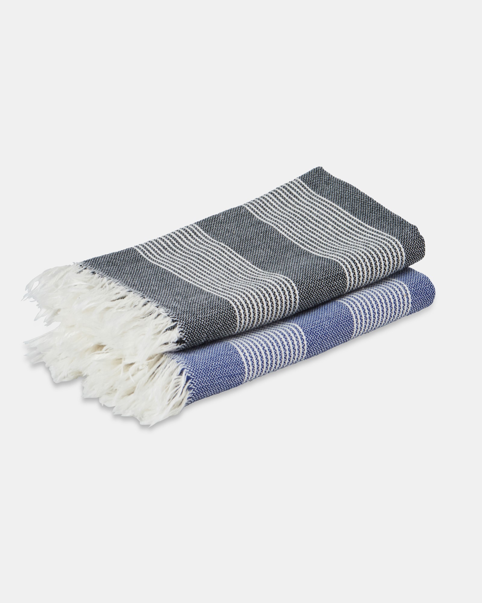 Home & Gym Small Towel Duo – Navy and Black - Image 2