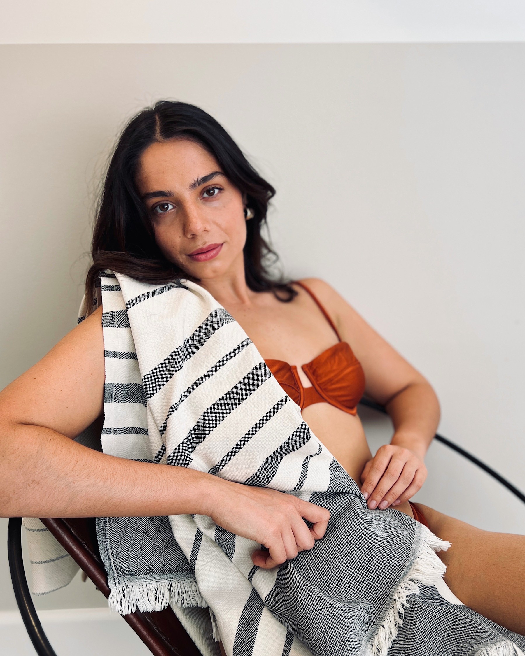Naturalist Turkish Towel – Charcoal