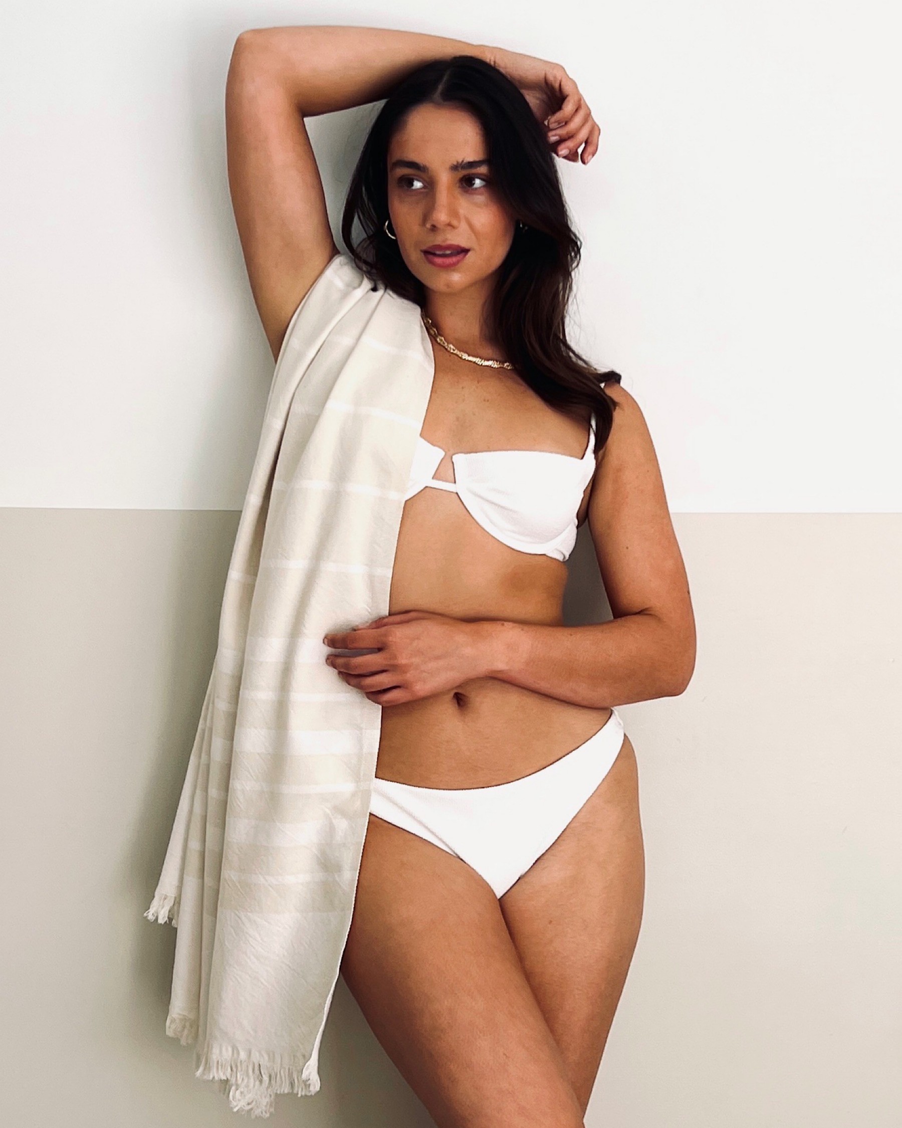 Naturalist Turkish Towel – White - Image 3