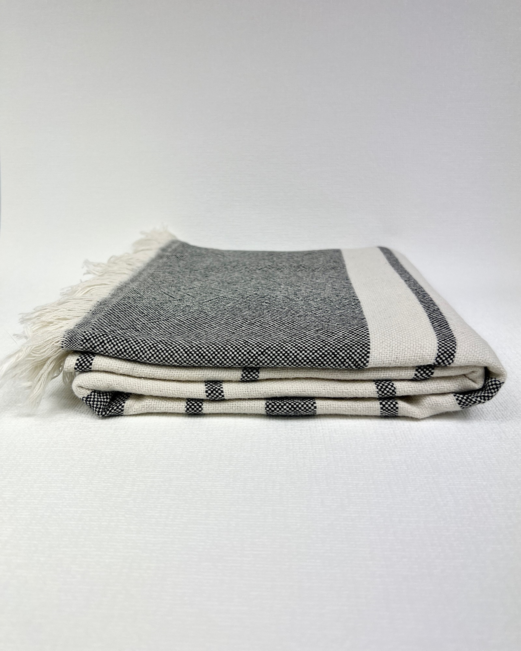 Naturalist Turkish Towel – Charcoal - Image 2