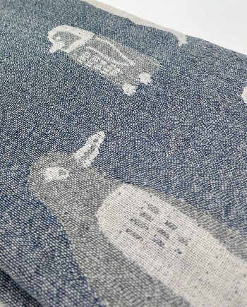 Penguin Pool Towel – Navy & Grey