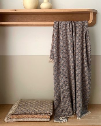 Bungalow Linen Throw – Iron Grey