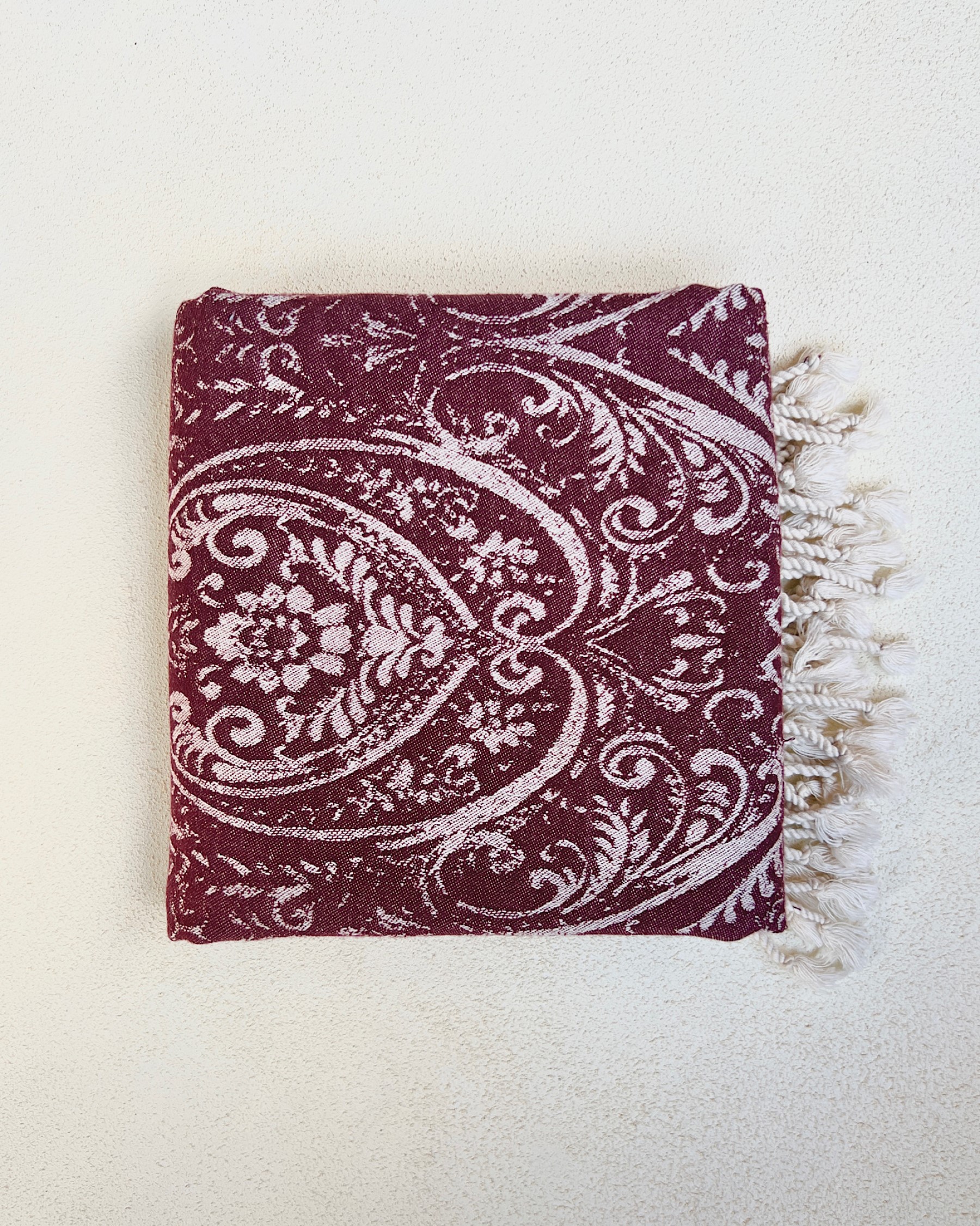 Eden Turkish Towel – Black Cherry - Image 2