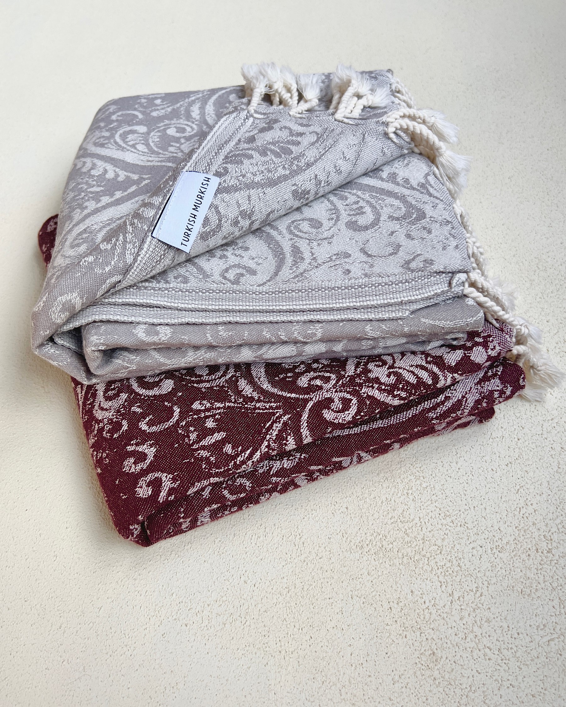 Eden Turkish Towel – Black Cherry - Image 4