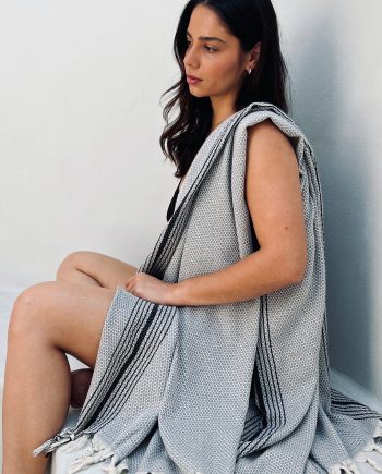 Amara Turkish Towel - Grey