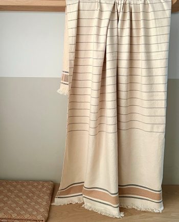 Cooloola Throw – Grey & Ginger